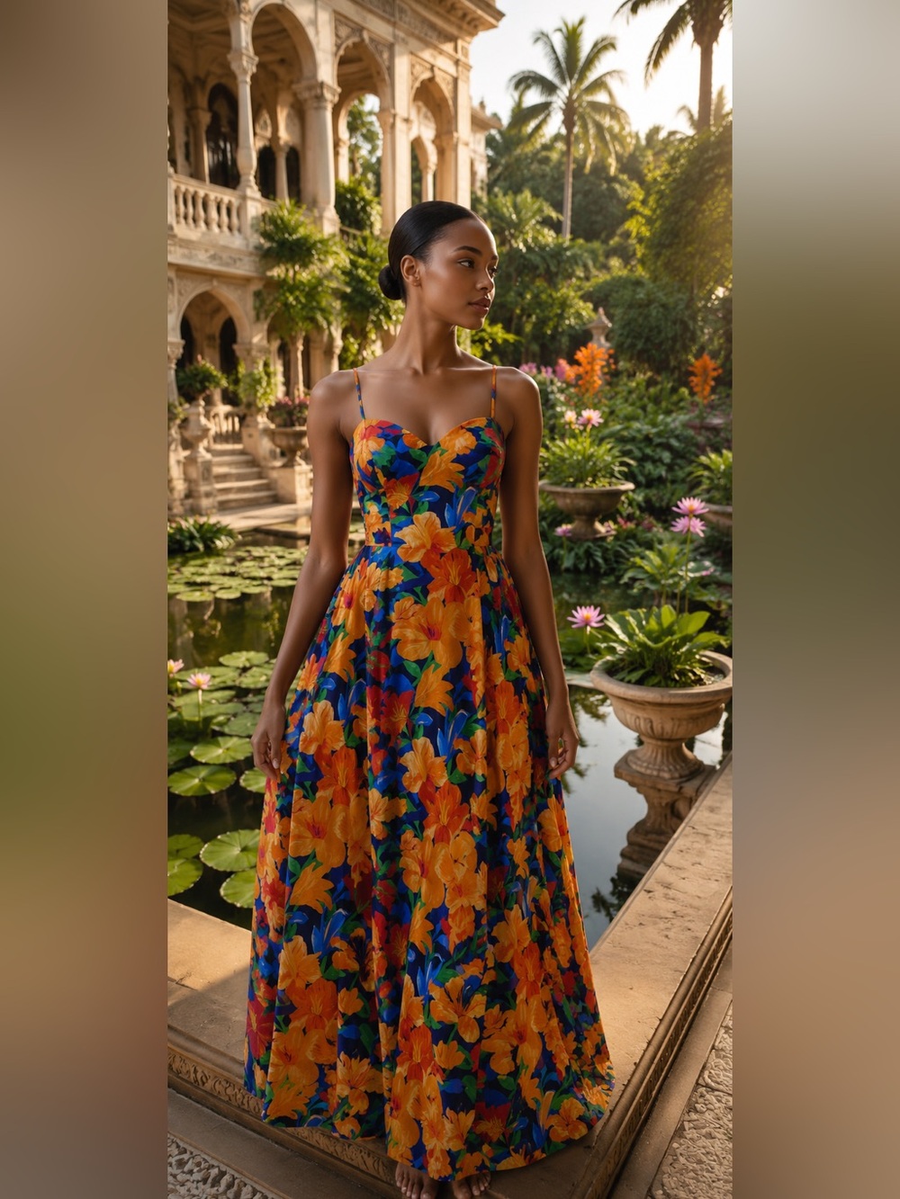 Anthropologie NWT Farm Rio x Anthropologie Sleeveless Maxi Dress size S.